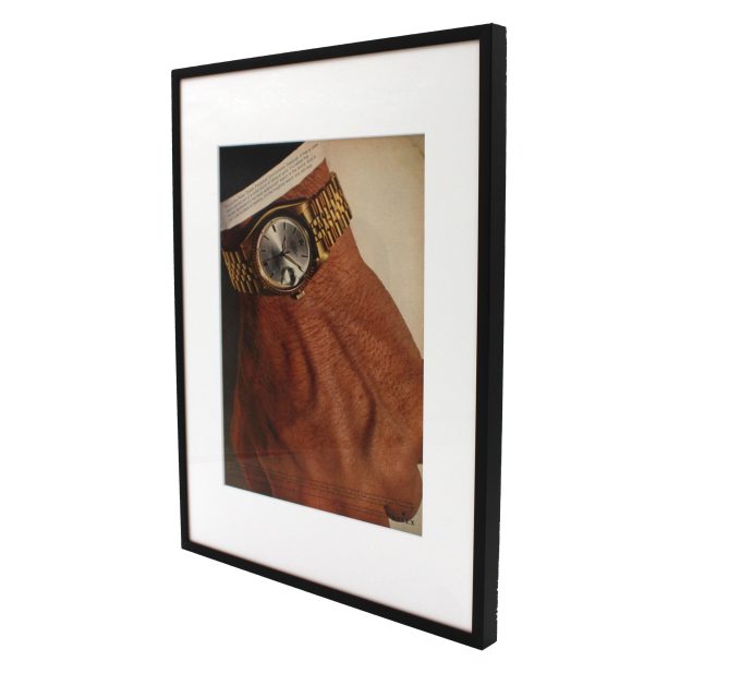 Authentic Framed 1971 Vintage Print Ad Rolex Datejust “This is a Rolex Oyster Perpetual Chronometer Datejust...”